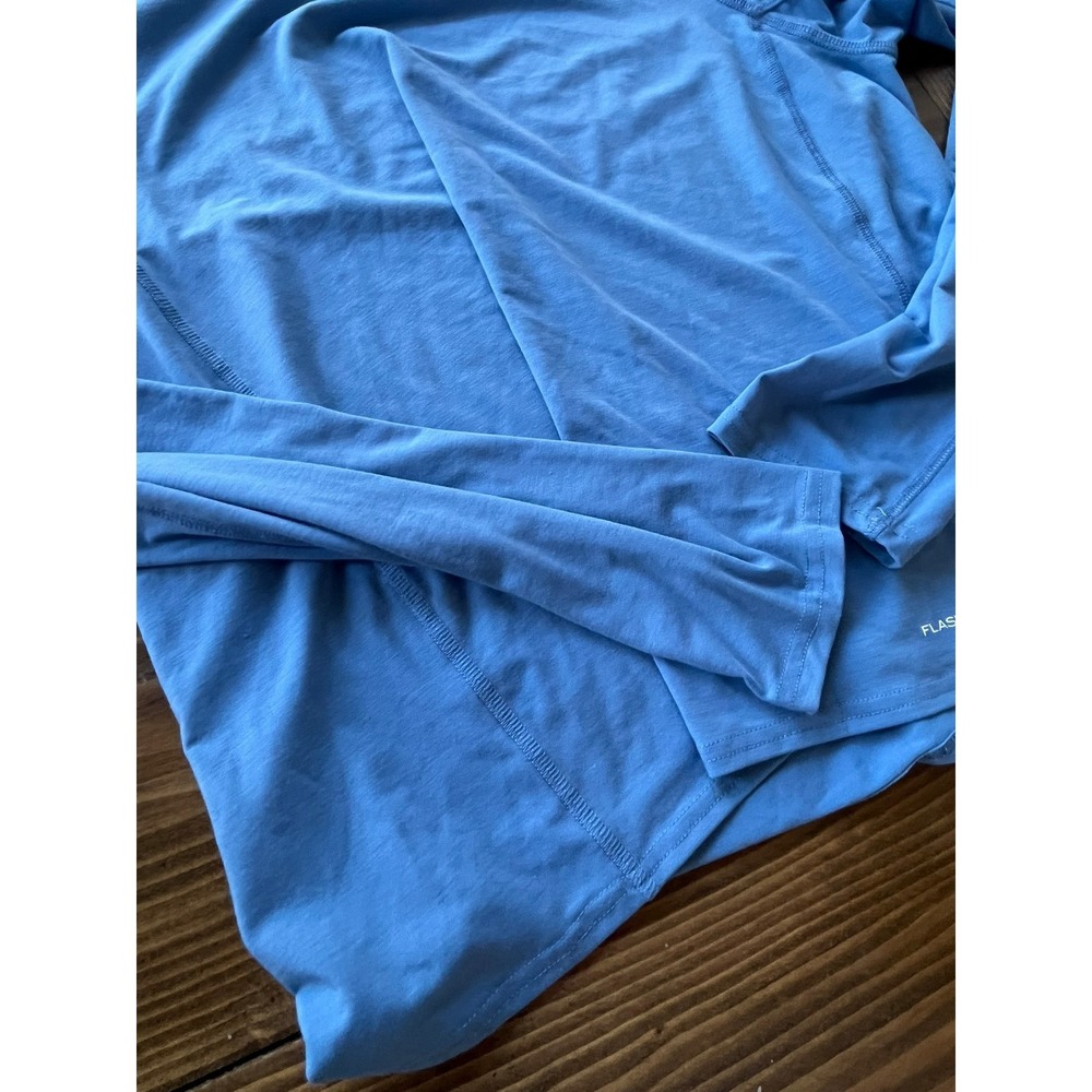 The North Face Womens FlashDry-XD Long Sleeve Sun Hoodie Blue Large NF0A3V1A - Picture 3 of 7